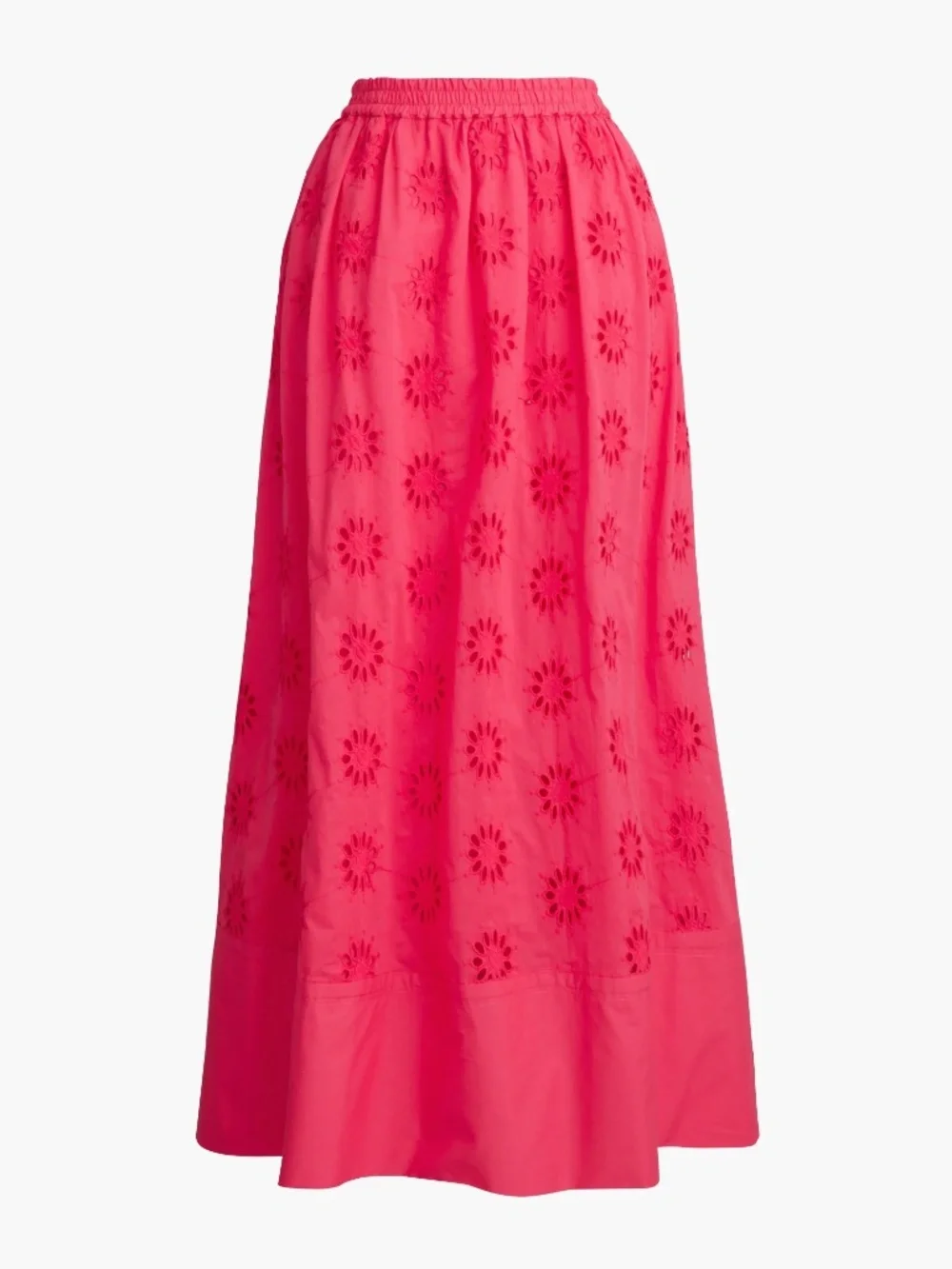 J Crew Fuchsia Pink Midi Skirt M